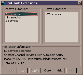 Soul Blade B5 Extensions Manager